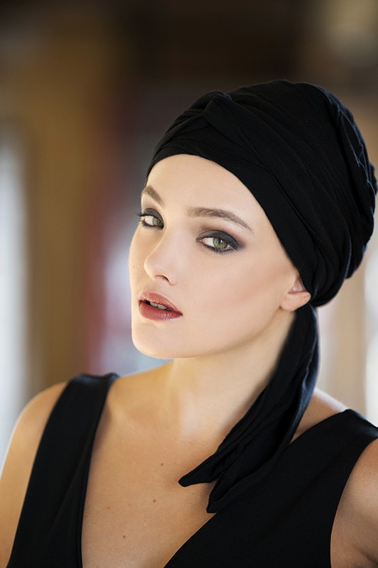 Turbante Carlotta a bande lunghe